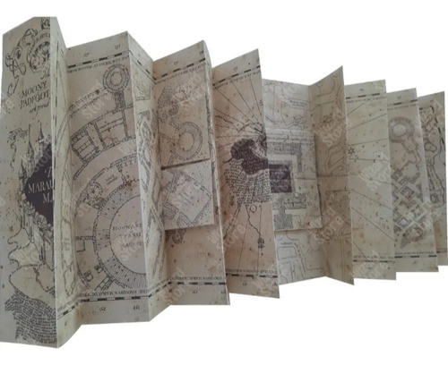 Mapa Del Merodeador Tamaño Grande - Harry Potter 1