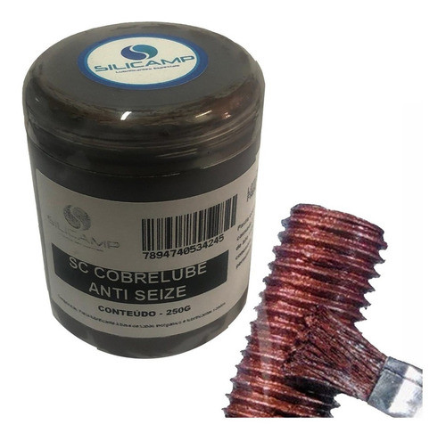 Graxa Anti Seize Anti Emperrante P/ Montagem Cobreada 250r 0