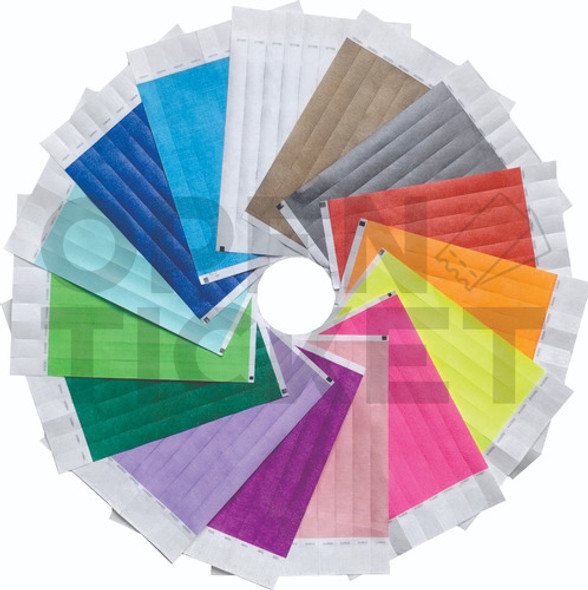 2300 Pulseras De Tela Tyvek Lisas Eventos Pileta Fiesta Vip 0