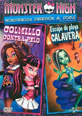 Monster High Guerra De Colmillos + Espantada... Dvd Original 0