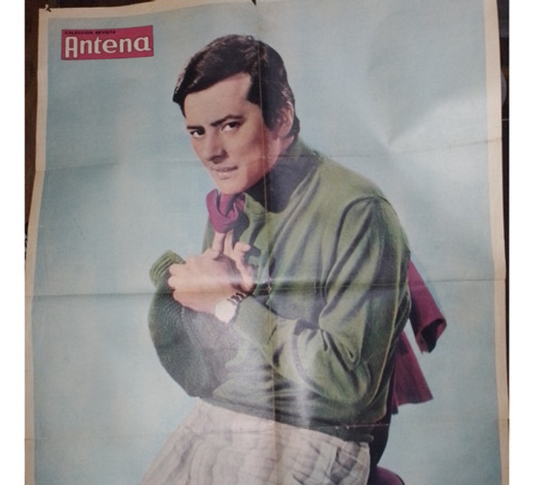 Antiguo Super Poster Revista Antena * Palito Ortega  Años 70 0 Antiguo Super Poster Revista Antena * Palito Ortega  Años 70 0