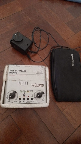 Preamplificador Beheringer Tube Ultragain Mic100 0