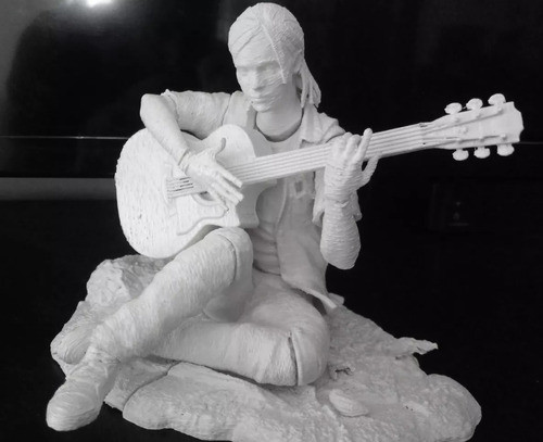 Ellie The Last Of Us Part 2 Figura En Blanco Para Pintar 1