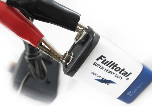 Cargador Para Baterias 9v Con Pinzas Cocodrilos 1