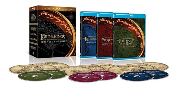 Blu-ray Lord Of The Rings / 3 Films Extendida Remasterizada 0