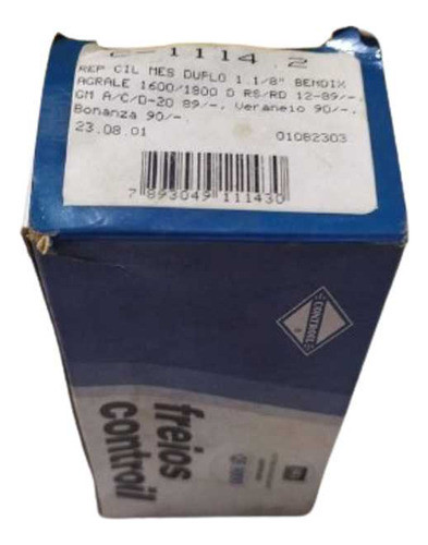 Reparo Cilindro Mes Duplo 1.1/8 Agrale 1600/1800 C-1114 1