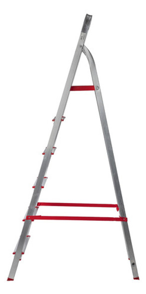 Escalera Hogareña De Aluminio Antideslizantes 6 Escalones 1