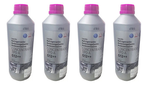 Liquidos Refrigerantes G12++ Volkswagen Original X 4 Litros 1