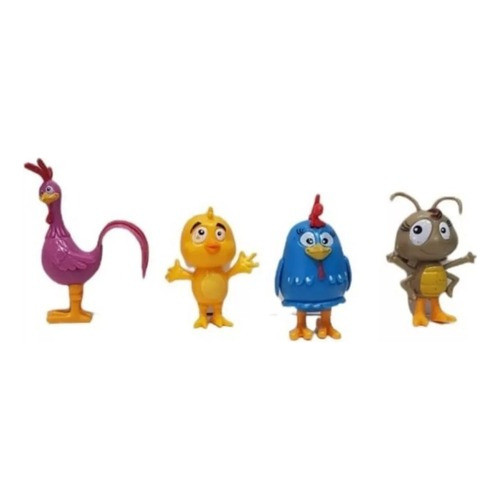 Kit 4 Bonecos Turma Da Galinha Pintadinha Brinquedo Infantil 1