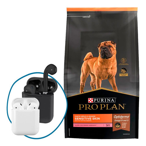 Alimento Purina Pro Plan Sensitive Skin 15 Kg + Regalo 0
