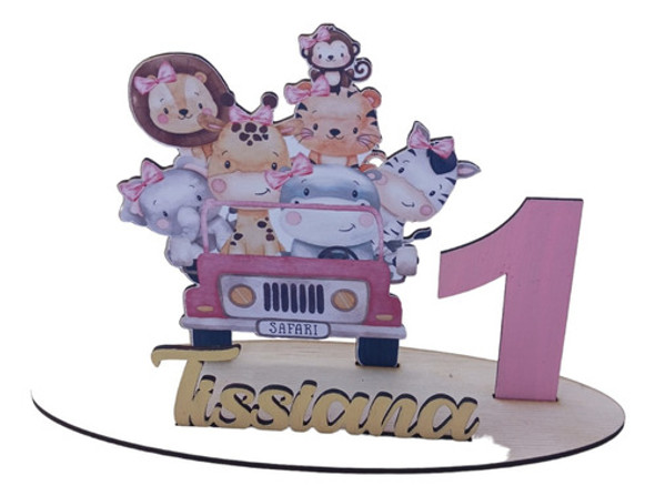 Centro De Mesa Cumpleaños Infantil Safari 0