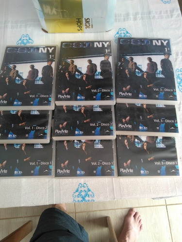 Csi:ny 1° Temporada Usada Original Vol 1,2 E 3 Nove Discos 1