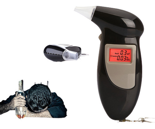 Digital Alcohol Aliento Probador Aliento Analizador Detector 0