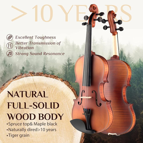 ~? Witek Violín Para Principiantes Adulto, Violín Para Niños 1