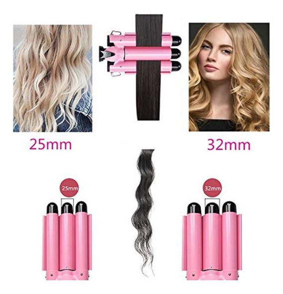Modvica 3 Jumbo Barrel Curling Iron Wand 32mm Hair Waver Tem 1 Modvica 3 Jumbo Barrel Curling Iron Wand 32mm Hair Waver Tem 1