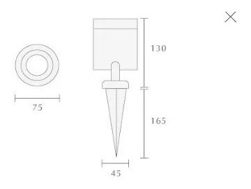 Jabalina De Exterior Spot Movil Dicroled - Fw 2046 - E. A. 1