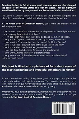 Book : The Great Book Of American Heroes 32 True Tales From 1