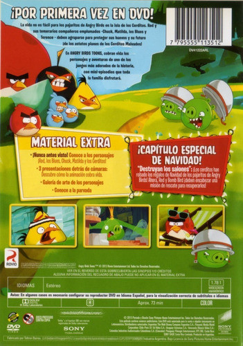Angry Birds Toons - Temporada 1 - Volumen 1 / Dvd Original 1