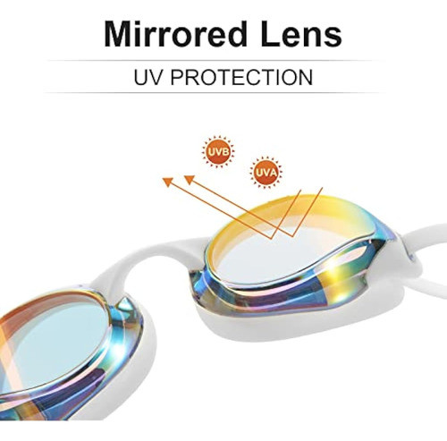 Hnearstar - Gafas De Natación De Silicona Con 1