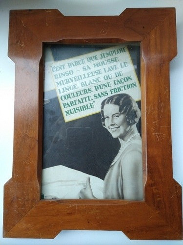 Lote 5 Marcos Antiguos De Madera Maciza Origen Francia 1930 0