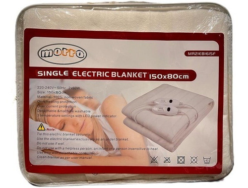 Calienta Camas Morro 1 Plazas 1 Control De Temperatura 1