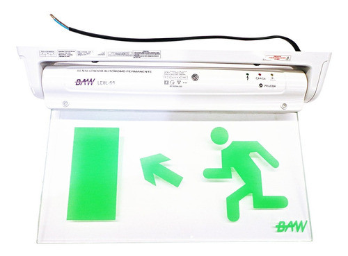 Cartel Led Luminoso De Emergencia Señalización Subir Baw 0