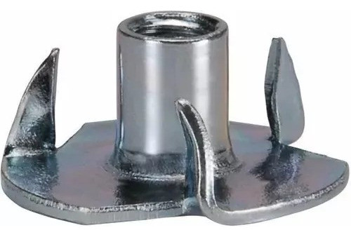 Tuerca Para Clavar M6 X 8.6 T Nut 4 Puntas X 100 Unid 0