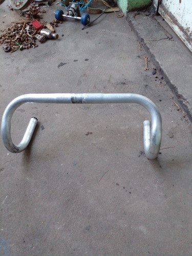 Manubrio Forma De Bici En  Aluminio Cromo Bici 0