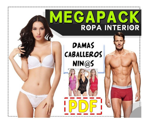 Pack De Patrones Moldes De Costura Pdf - Ropa Interior 0