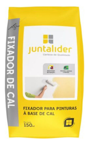 Kit 10 Fixador Para Pinturas A Base De Cal 150ml Juntalider 0