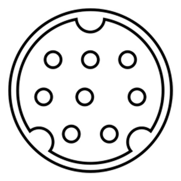 Conector Mini Din 8 Pines Macho Md-80 Para Cable X20 1 Conector Mini Din 8 Pines Macho Md-80 Para Cable X20 1