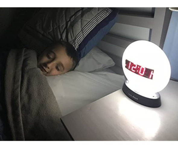 Sonic Alert Béisbol Despertador Nightlight | Luz Ambiental S 1