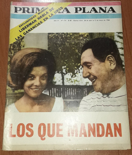 Revista Primera Plana N°174   26 De Abril Al 2 De Mayo 1966 0