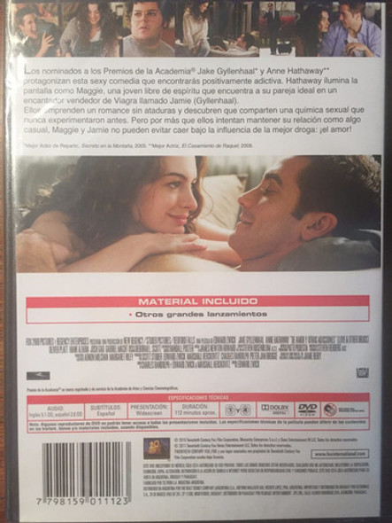 Dvd De Amor Y Otras Adicciones / Love & Other Drugs 1