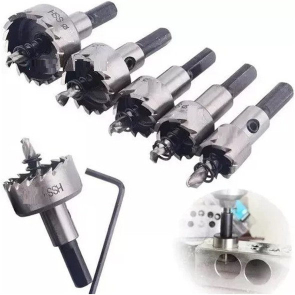 Kit Mecha Copa Metal Hss 16mm, 20mm, 22mm, 40mm, 53mm Pro 0