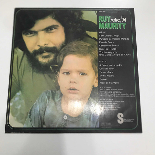 Lp- Ruy Maurity ( Safra 74, Original De Época ) 1