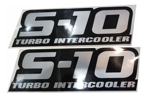 Adhesivos Chevrolet S10 Turbo Intercooler De Caja  2 Und. 0