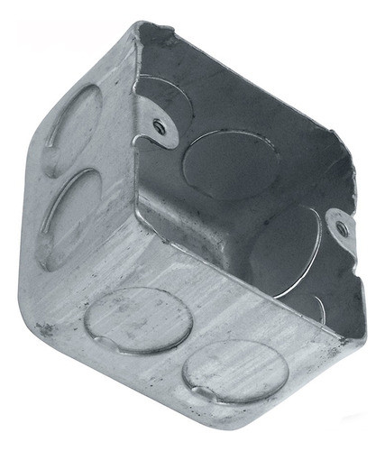 Caja Embutir Mignon 5x5 Chapa 100 Unidades Electro Medina 0