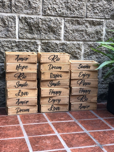 Cajas Cajones De Maderas Vintage Especiales Para Eventos 1