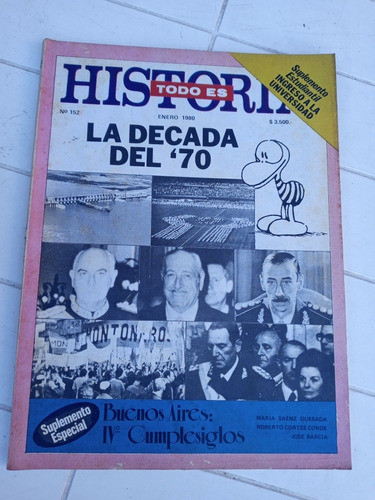 Revista Todo Es Historia N.152 - Enero 1980 0
