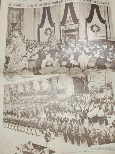 Diario La Prensa - El Congreso Homenajea A Evita - Año 1952 0