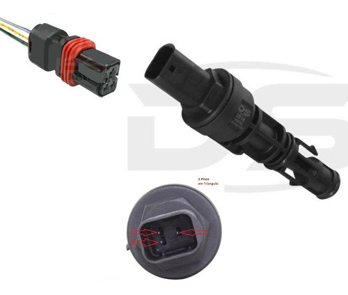Sensor Velocidade Renault Clio 2004 2005 Logan Sandero Plug 1