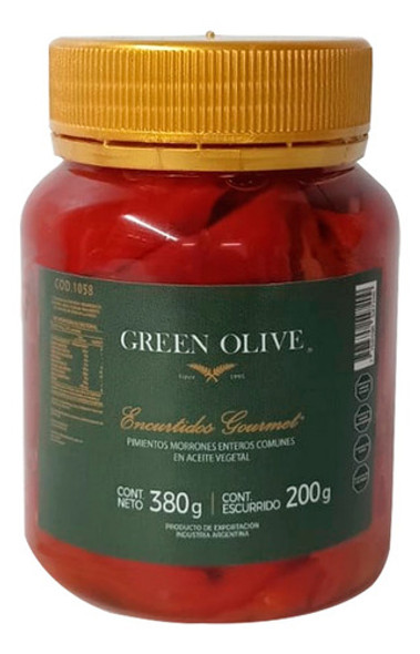 Morrones En Aceite Green Olive 200g 0 Morrones En Aceite Green Olive 200g 0