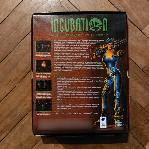 Pc Juego En Cd Incubation Alíen Retro Para Computadora 1995 1