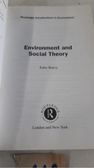 Environment And Social Theory John Barry En Ingles 1