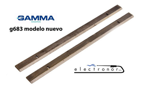 Juego Cuchilla  Cepilladora  Gamma G683 Modelo Nuevo Origina 1