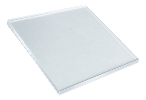 Placa Chapa Acrílico Transparente Cristal 79cm X 40cm 3mm 0