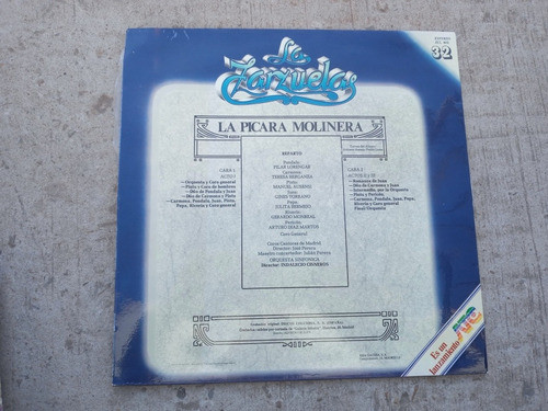 Lp Vinilo La Zarzuelas N.32 La Picara Molinera España 1