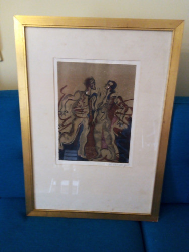 Cuadro Grabado, Firmado 1983. Alfredo Vicenzo 0