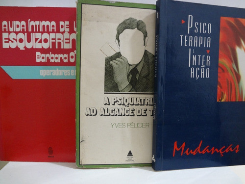 3 Livros A Psiquiatria Ao Alcance De Todos Yves Pélicier + 2 0